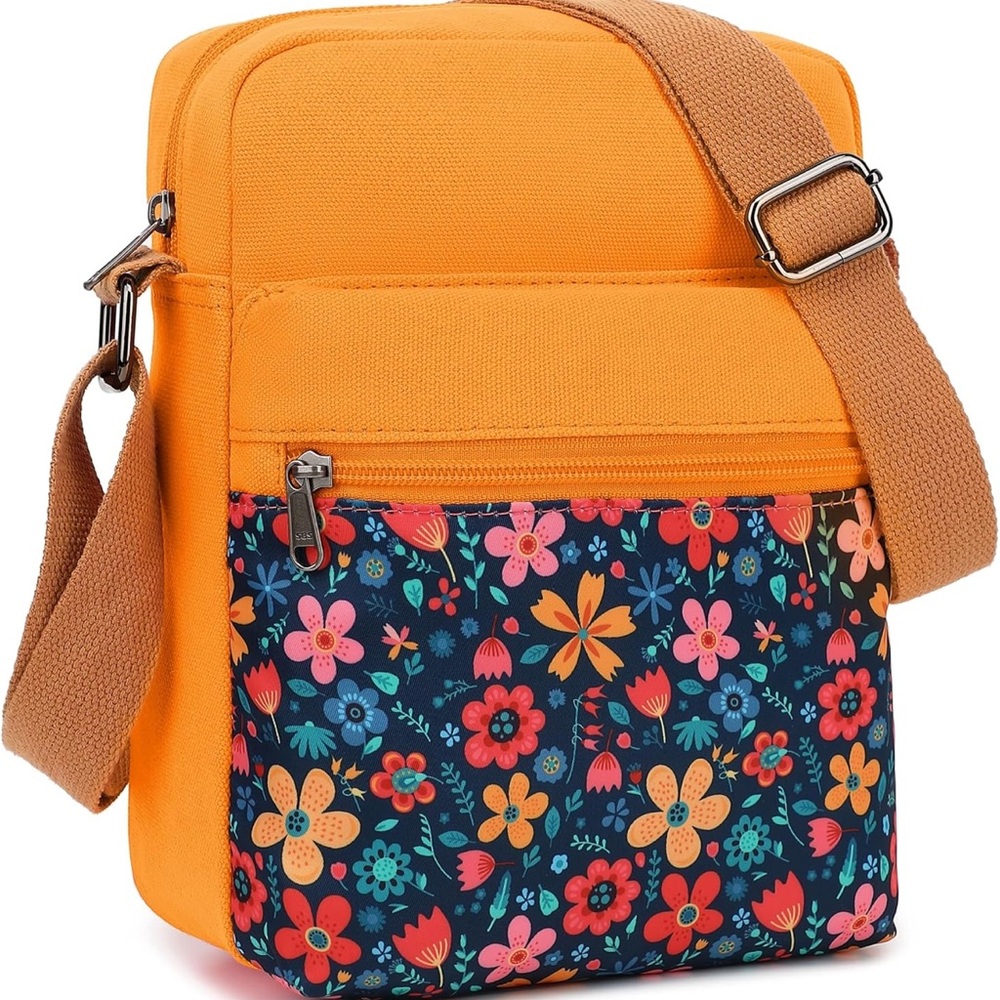 Leaner Girls Yellow Floral Crossbody Bag - Picture 4 of 4